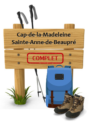 Demi-parcours du Cap-de-la-Madeleine à Sainte-Anne de Beaupré complet